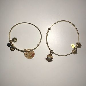 alex and ani gold bracelets